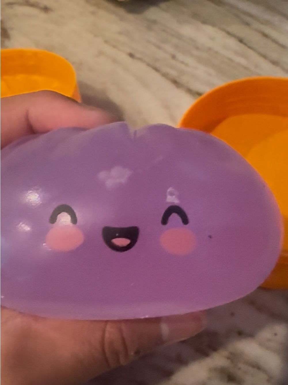 Cute rare squishy dumpling!! Holographic purple